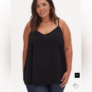 Torrid Sophie Chiffon Double Layer Cami